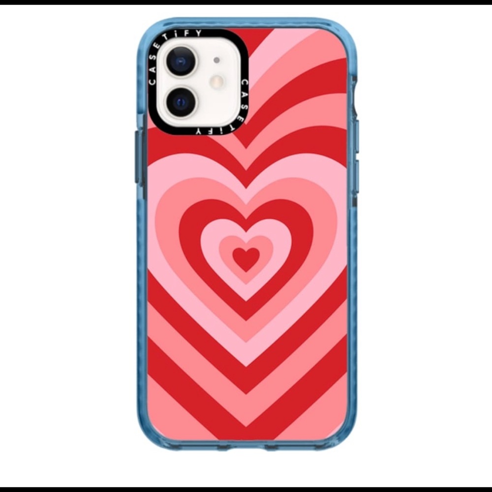 Casetify iPhone 12 pink heart case - brand new!
